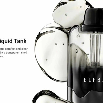 ELFBAR DUKE 一次性电子烟 ICE KING 新品 透明质感 19口味