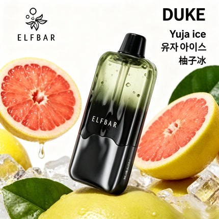 ELFBAR DUKE 一次性电子烟 ICE KING 新品 透明质感 19口味